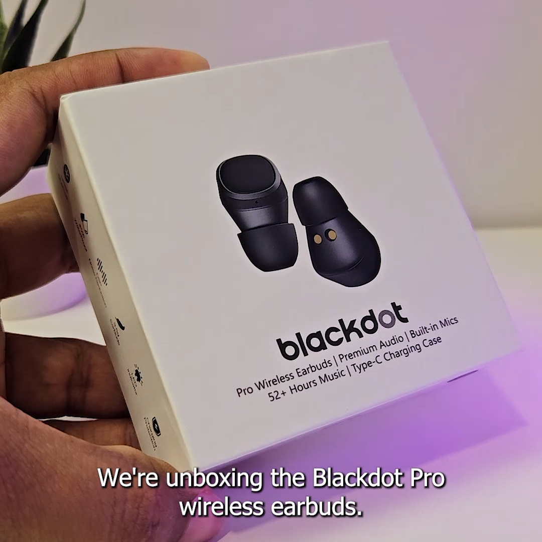Blackdot Pro 2024 Wireless Earbuds With 52 Hrs Music, Bluetooth V5.3 Earphone, Type C Case, High Bass, High Audio Quality, One Touch Control & IPX6 Waterproof