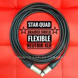 *** 3-METER *** Microphone Cable - NEUTRIK XLR Connectors with Canare Star-Quad Cable