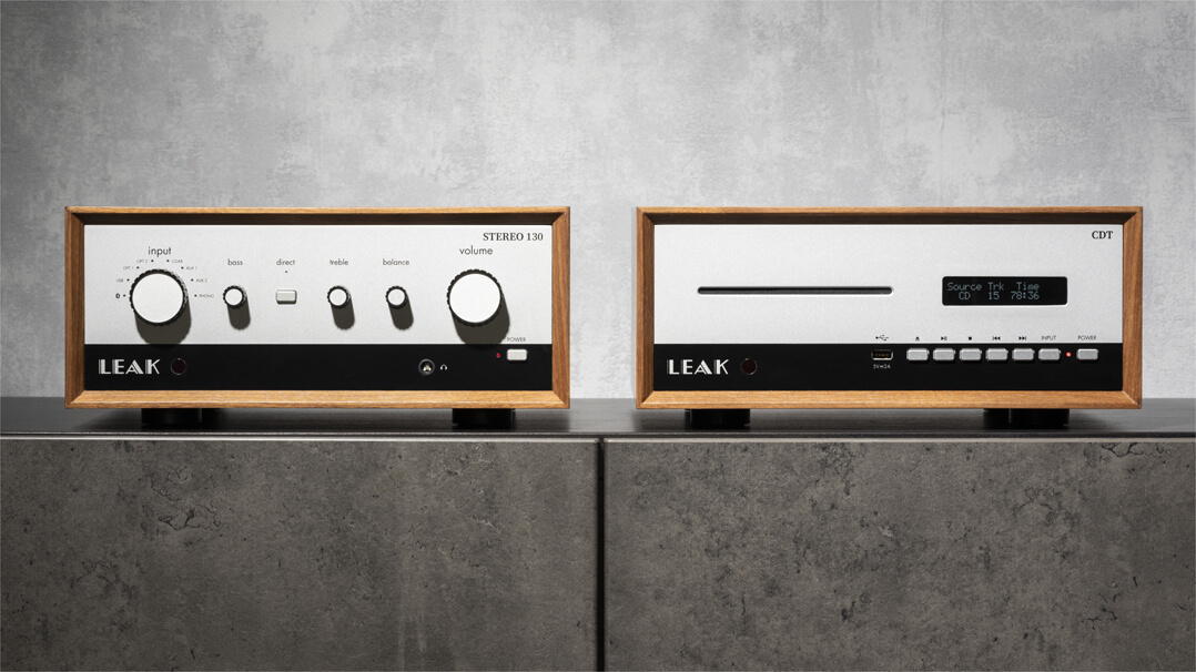 LEAK CDT and STEREO 130 (WALNUT) 3 YEAR WARRANTY, CD TRANSPORT and INTEGRATED BUNDLE, AUDIOPHILE