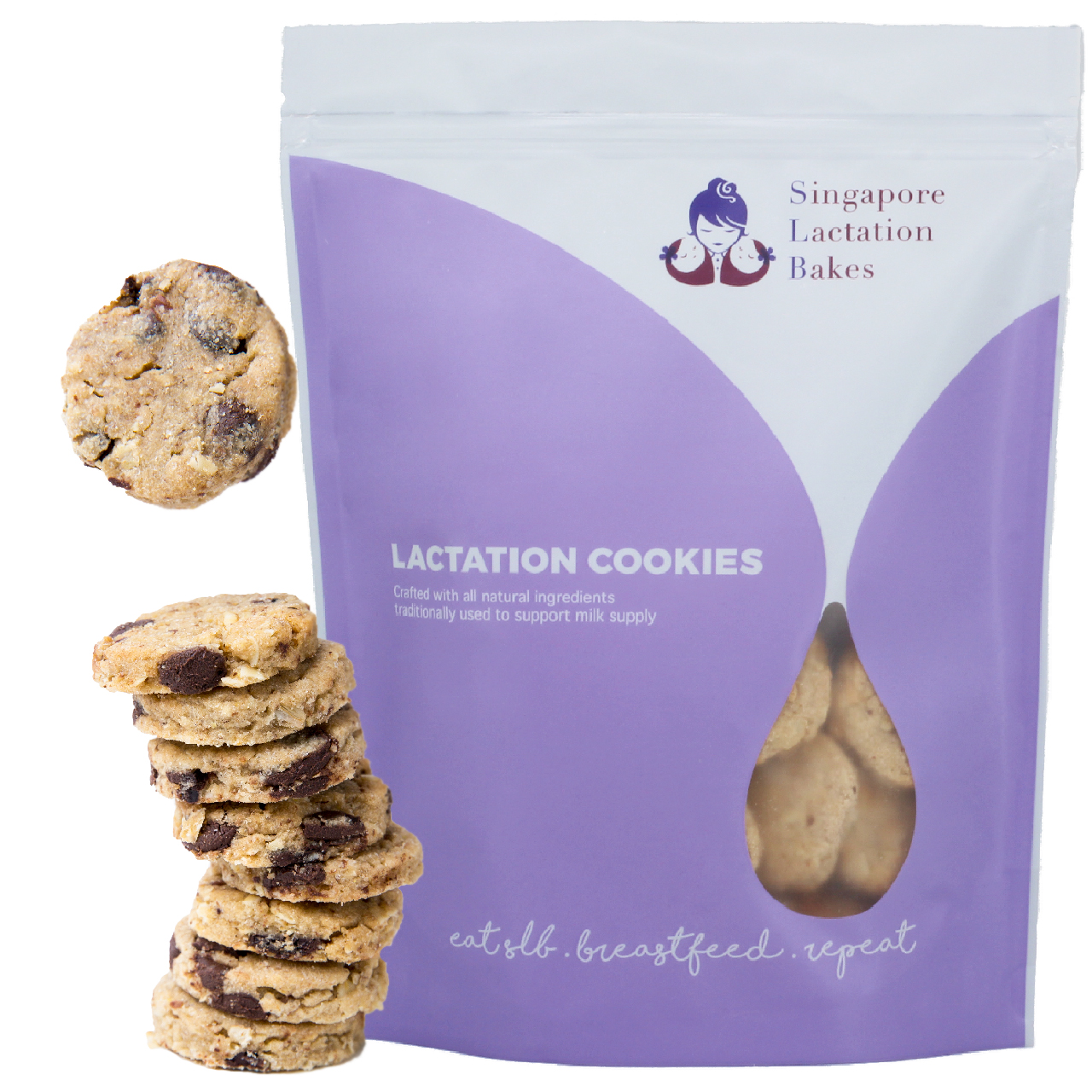 SLB Dark Chocolate Macadamia Lactation Cookies (600g)
