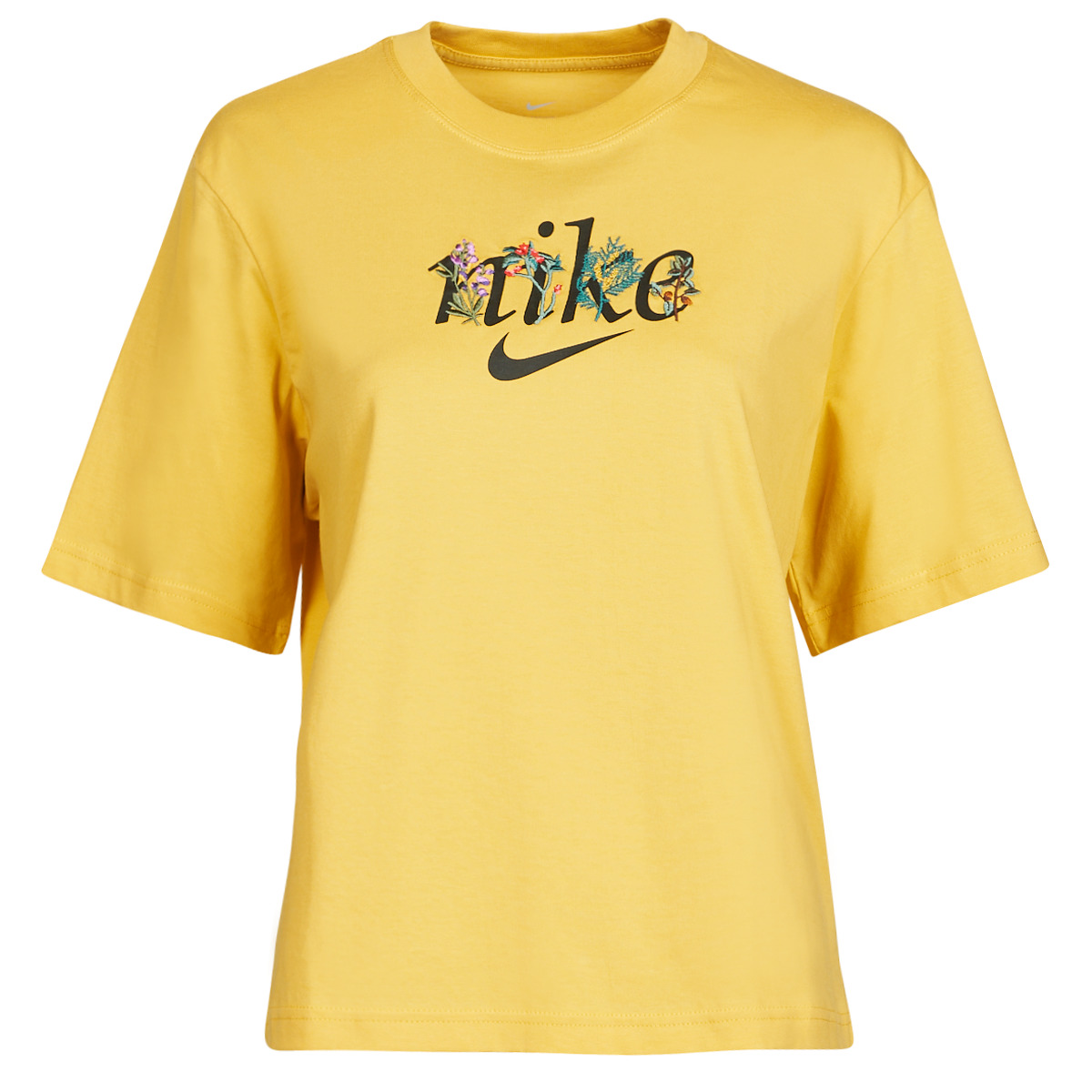 Nike Clothing Nike women Short-sleeved t-shirts - NSTEE BOXY NATURE - Yellow