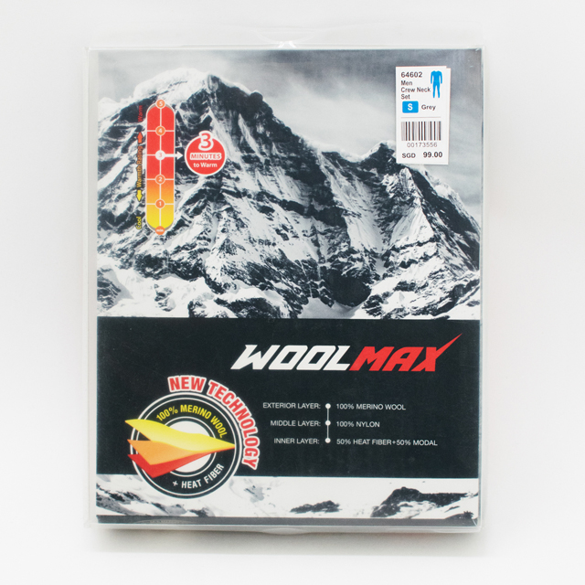 MEN WOOLMAX CREW NECK SET