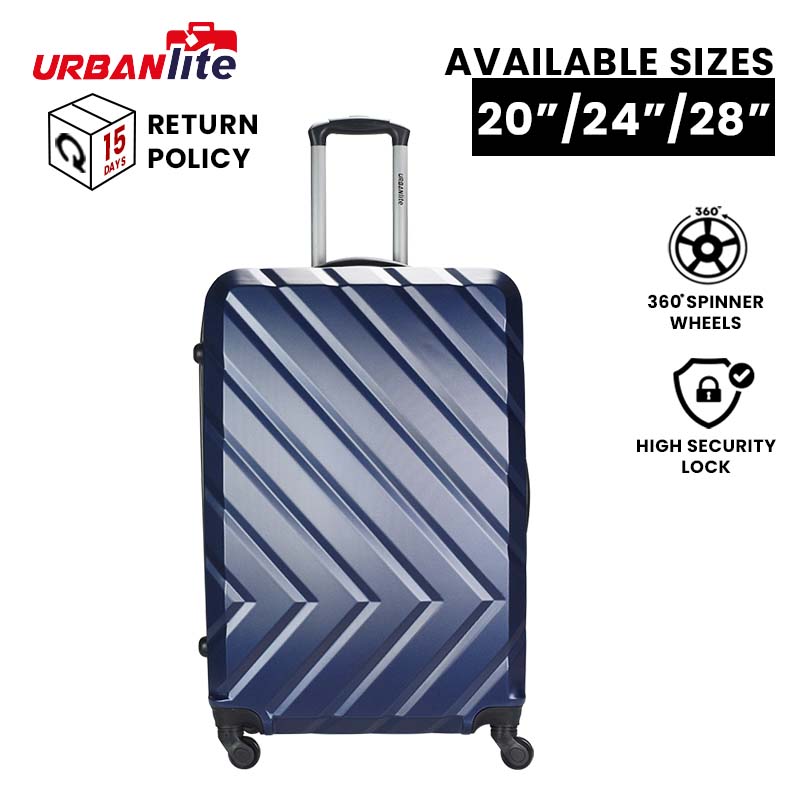 [SG Ready Stock] URBANlite CONTI - 24 inch ABS Hard Case with 360° Spinner Wheel Luggage ULH8919 3 Working Days For Delivery By Universal Traveller