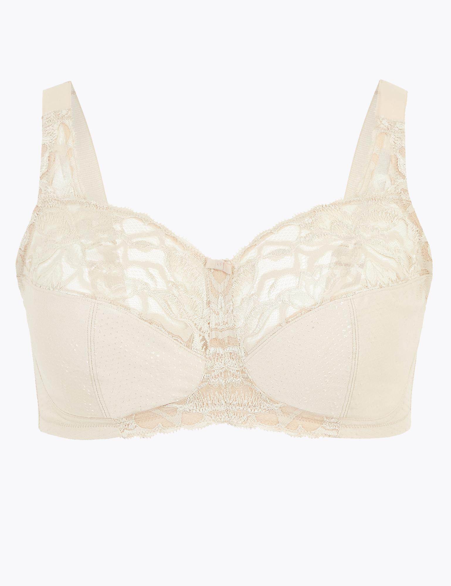 M&S Wild Blooms Non-Wired Total Support Bra B-G