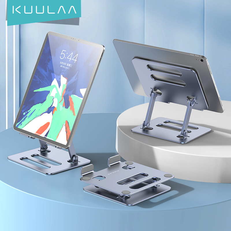 KUULAA Tablet Stand Phone Holder For iPad Pro air mini 2021 2020 Samsung Xiaomi Tablet Foldable iPad Stand